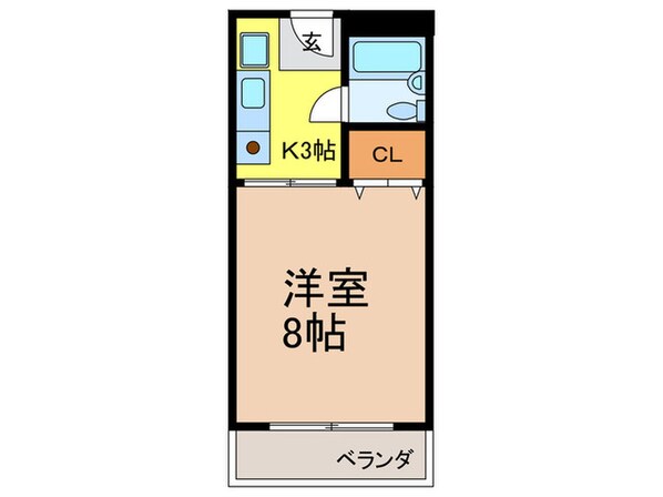 田中マンションの物件間取画像